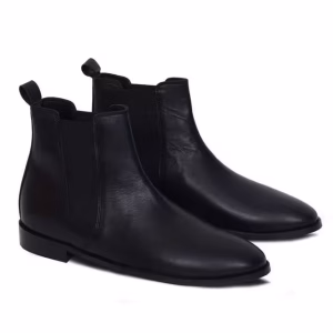Men Casual Chelsea Boots (Black)