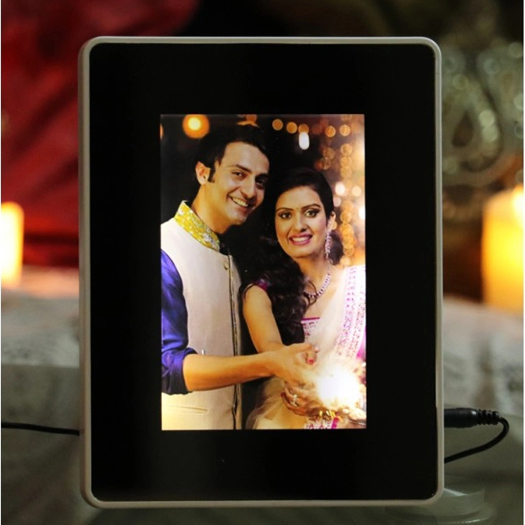 Custom Led Photo Frame Cum Magic Mirror – Square