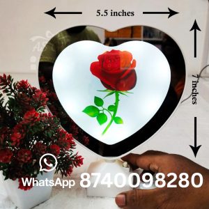 Heart Magic Mirror Photo Frame - 2 in 1 Mirror Photo Frame